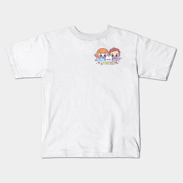 Higiene Dental - Amistad Kids T-Shirt by erikaibaceta